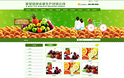 jf6220-西安做网站-某某绿色水果生产经销公司